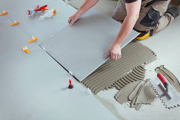 Broken Tile Removal & Re-Tiling Works